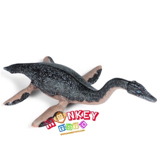 Monkey Toys - โมเดลไดโนเสาร์ Plesiosaurus ดำ ขนาด 18.50 CM (จากหาดใหญ่)