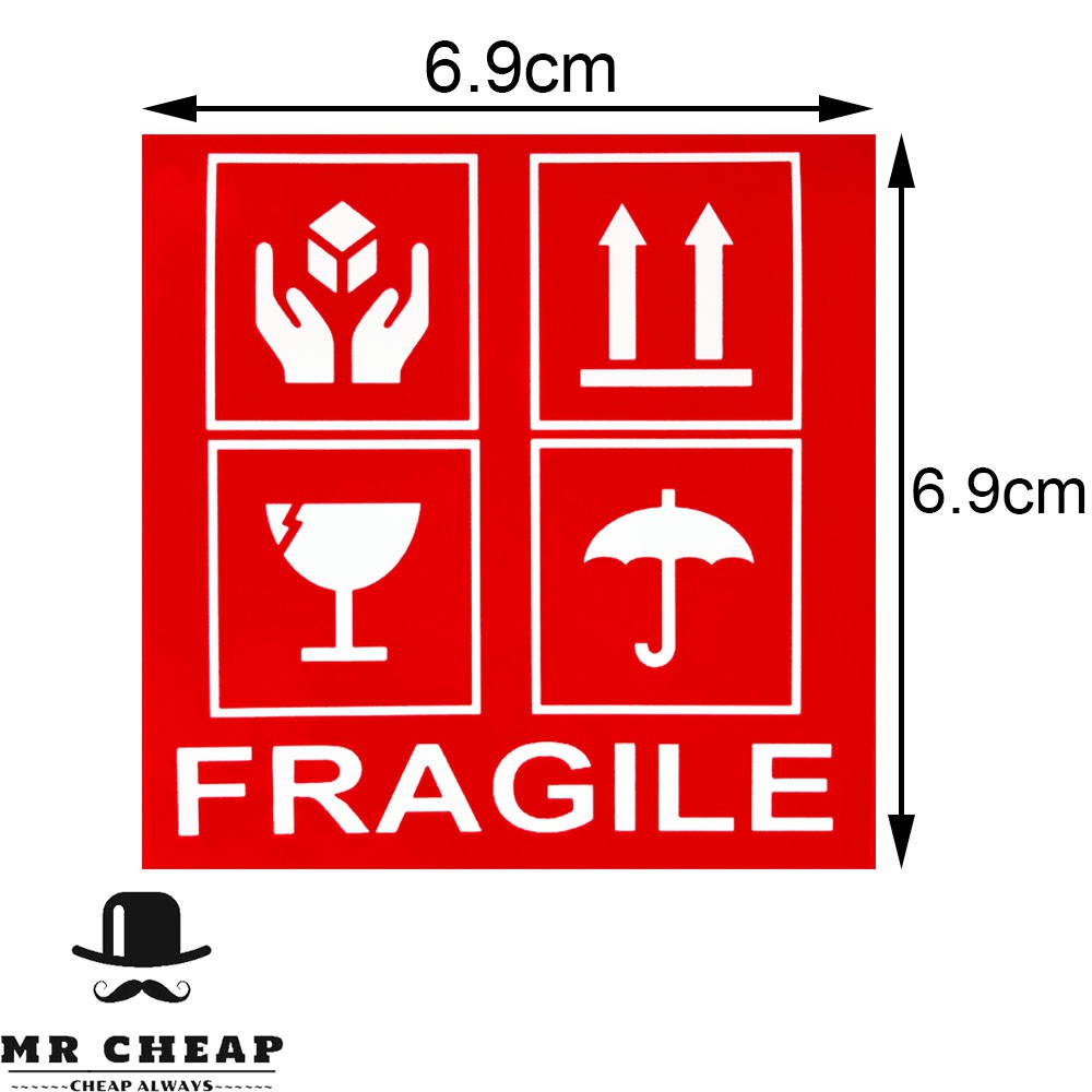 สติ๊กเกอร์บอบบาง 300 ชิ้น (M) 7055