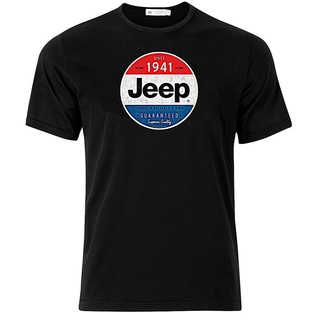 เสื้อยืดผ้าฝ้ายพิมพ์ลายคลาสสิก เสื้อยืด พิมพ์ลาย Jeep Guaranteed แฟชั่นฤดูร้อน สําหรับผู้ชาย