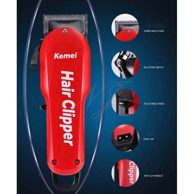 Best Flashlight Kemei แบตเตอเลี่ยนตัดผมไร้สาย  Kemei706 Km-706Z Kemei706Z KM706 KM706Z ปัตตาเลี่ยนตั