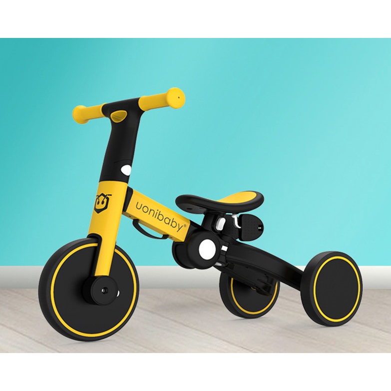 รถจักรยานยนต์ uonibaby children's balance car tricycle footless trochlear 1-5-year-old baby
