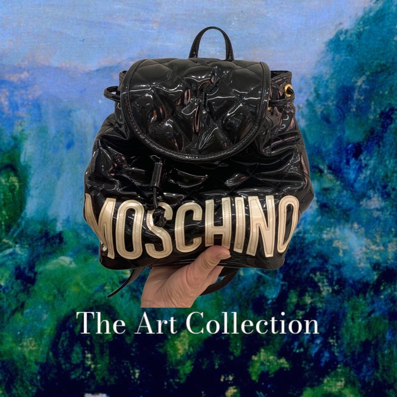 กระเป๋าเป้ Moschino backpack ขอคนรับได้เท่านั้น ทักมาขอรูปได้