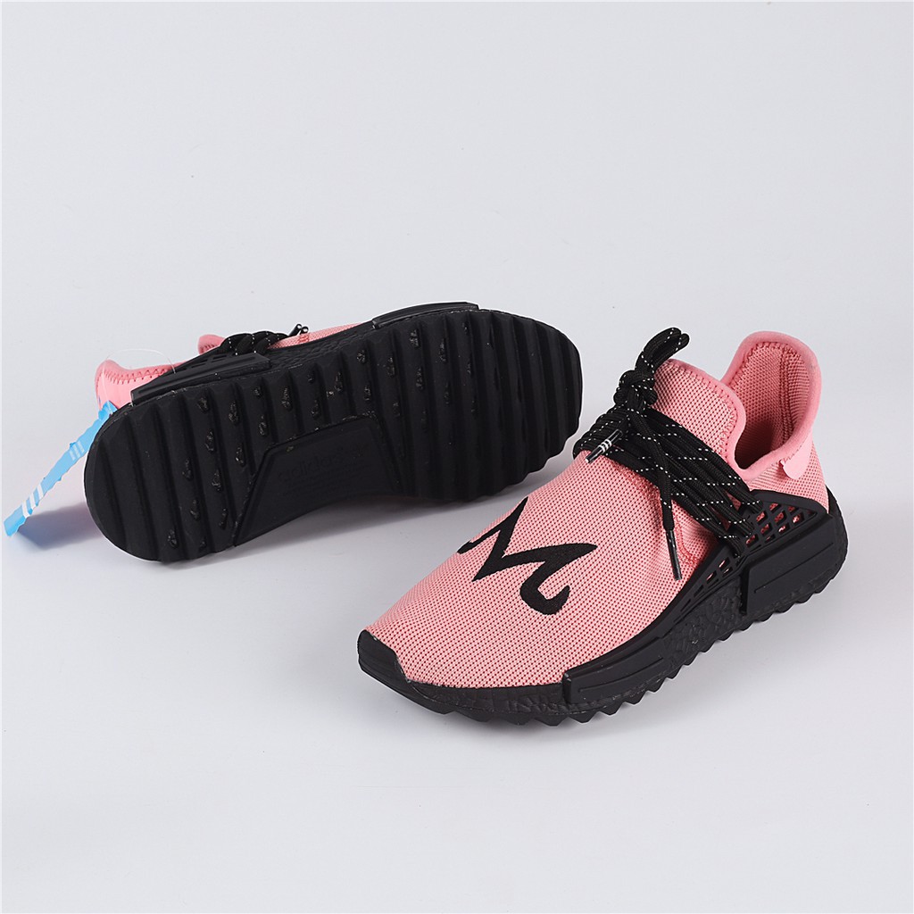 Original Adidas Human Race NMD Boost Pharrell Williams Pink White Running Shoes Original Adidas Human Race NMD Boost Pharrell Williams Pink White Running Shoes