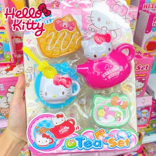 ชุดร้านน้ำชา คิตตี้ ของเล่นเด็ก ของเล่น Tea Set Hello Kitty ลิขสิทธิ์แท้ 100%