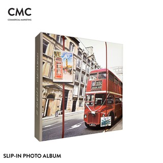 CMC อัลบั้มรูป แบบสอด 200 รูป ขนาด 4x6 (4R) รถบัสกรุงลอนดอน CMC Slip-in Photo Album 200 Photos 4x6 (4R) London Bus