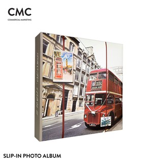 CMC อัลบั้มรูป แบบสอด 200 รูป ขนาด 4x6 (4R) รถบัสกรุงลอนดอน CMC Slip-in Photo Album 200 Photos 4x6 (4R) London Bus