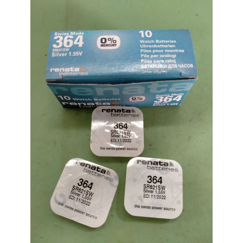 ถ่านนาฬกาRenata 364 Swiss Made