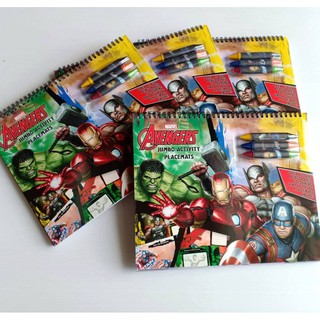 Avengers jumbo activity placemats