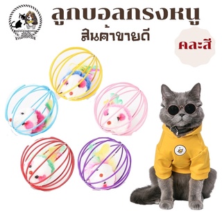 😻บอลกรงหนูของเล่นแมวสุนัข ราคา15 บาทมีชำระปลายทางค่าส่ง22฿