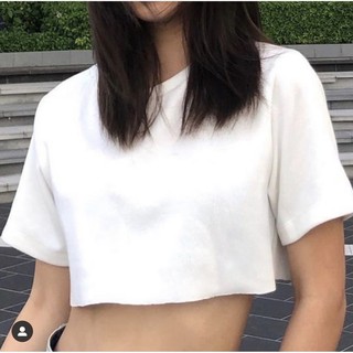 เสื้อCrop top 🍬🎀💕ผ้าร่องริบ ทรงminimall