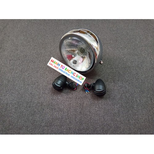 ไฟหน้า Cafe racer 67 Win พร้อมไฟเลี้ยวเต็ม - RC202