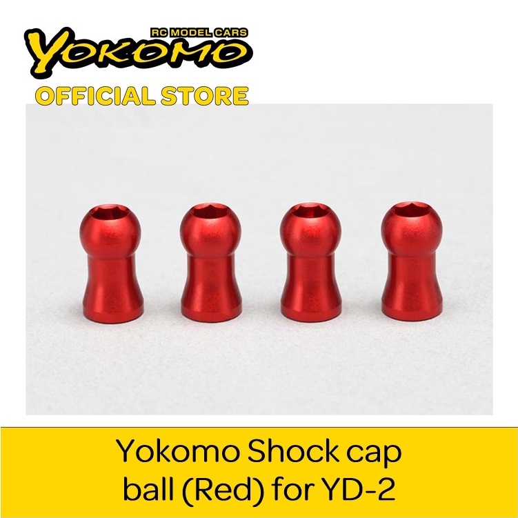 Yokomo ลูกบอลฝาโช้ค (สีแดง) สําหรับ YD-2 (Y2-S8R)