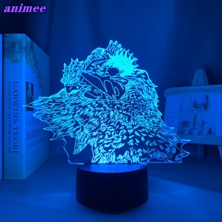 โคมไฟกลางคืน Led ลายการ์ตูนอนิเมะ Megumi Fushiguro Jujutsu Kaisen สําหรับของขวัญวันเกิด