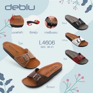 NFshoes ถูกสุด! รองเท้าแตะ หญิง เพื่อสุขภาพ Deblu เดอบลู รุ่น L4606 มี 8 สี รองเท้าวินเทจ ไบเก้น นุ่มนิ่ม น้ำหนักเบา แท้