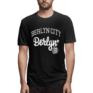 Chonghaijia เสื้อยืด ผ้าฝ้าย พิมพ์ลาย Berlyn City Tattoo Berlin Skull Bibo Hauptstadt Kult ไซซ์ Xs-6Xl