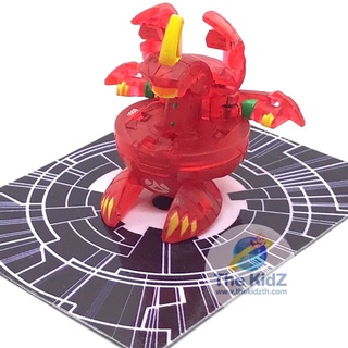 บาคุกัน Bakugan B2 Alpha Hydranoid Red Pyrus Translucent Evolution (rare)บาคุกันฮิลดร้าร่างสามธาตุไฟใส