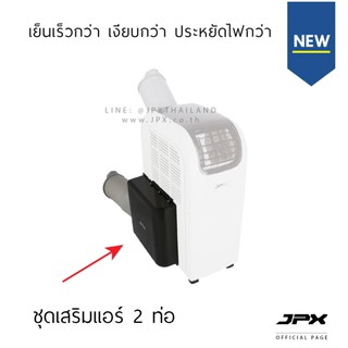 JPX ชุดเสริมแอร์เคลื่อนที่ 2 ท่อ สำหรับรุ่น AMK เท่านั้น - จัดส่งฟรี