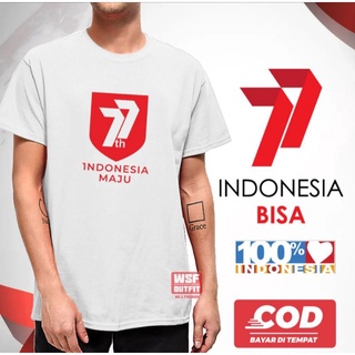 คอลูกเรือเสื้อยืดลําลอง สําหรับผู้ชาย แขนสั้น พิมพ์ลาย INDONESIA MAJUS-5XL