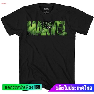 เสื้อยืดแขนสั้น Marvel Logo Super Hero For Men Tshirt Clothing Mens Womens T-shirts