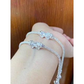 สร้อยข้อมือปีเซียะเงินแท้925