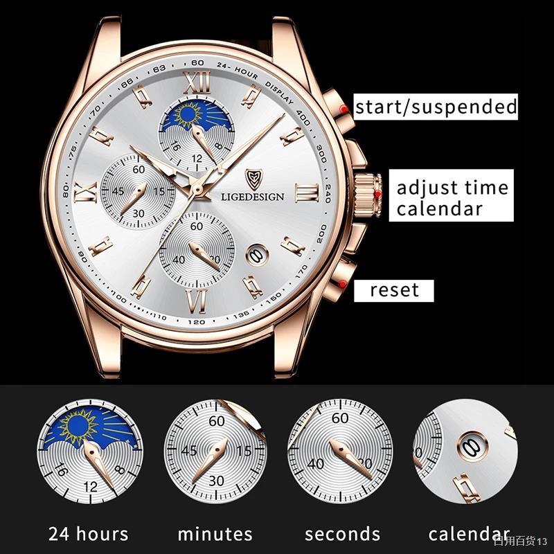 ✘☏✗LIGE Men Watch Top Brand Luxury Mink Watch Men Military Sports Chronograph Waterproof Men Quartz Wristwatches Relógio