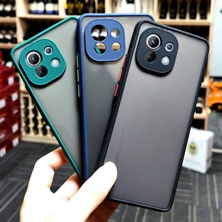 เคสโทรศัพท์แบบใสกันกระแทกเนื้อด้านสําหรับ Xiaomi11T 11 T Pro 11 Lite 5G Ne Mi11 Pro 11Lite 4G 5G Mi11