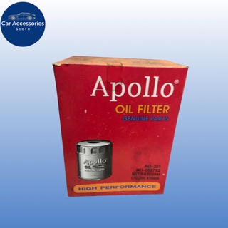 ไส้กรองน้ำมันเครื่อง Apollo oil filter ใส่ได้กับ MITSUBISHI CYCLONE 2500 STRADA 2500