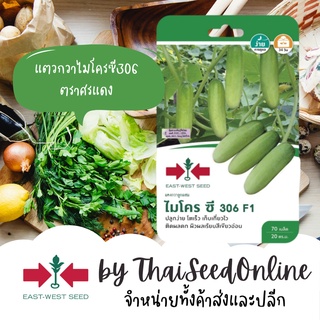 GGEW เมล็ดพันธุ์ซฟ แตงกวาไมโครซี 306 ตราศรแดง Cucumber Micro C 306