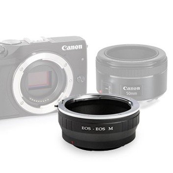 อะแดปเตอร์เมาท์เลนส์กล้อง Canon EF - EOS-M เลนส์ Canon Manual Focus EF EF-S เป็นตัวกล้อง EOS M