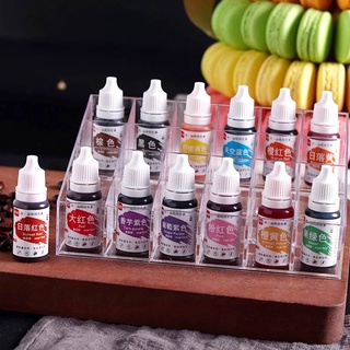 สีเจลผสมอาหาร ขนาด 10 ml. (14 สี / แพค)