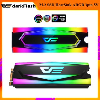 Heatsink M.2 SSD DarkFlash DM2 ARGB 3pin 5V