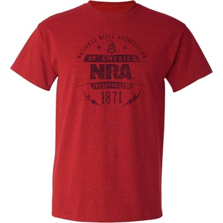 เสื้อยืด พิมพ์ลาย NRA Vintage 1871 Lightning Bolts แฟชั่นฤดูร้อน สําหรับผู้ชาย