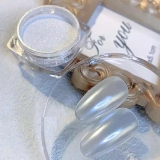 🍂ผงขัดขาวมุก ผงมุกเมอเมด ผงขัดเล็บ nail miller powder