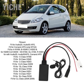 YiChe Car Bluetooth Audio MP3 Cable Adapter with Microphone Kit Fit for Mercedes&amp;#8209;Benz W169 W221 W251 W245