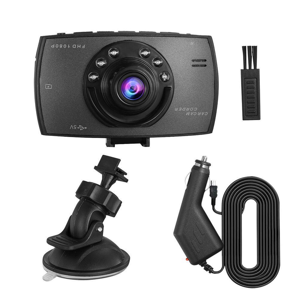 Dash Cam Dual Lens 1080P Recording Car Camera DVR Night Vision WDR Built-In 300Mah Lithium Battery Motion Detection