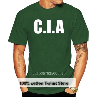 ใหม่ USA CIA เสื้อยืดแขนสั้น ผ้าฝ้าย สไตล์ฮาราจูกุ สตรีท สําหรับผู้ชายS-5XL