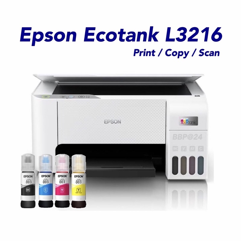 Epson Ecotank L3216 A4 All In One Ink Tank Printer Shopee Thailand 9233