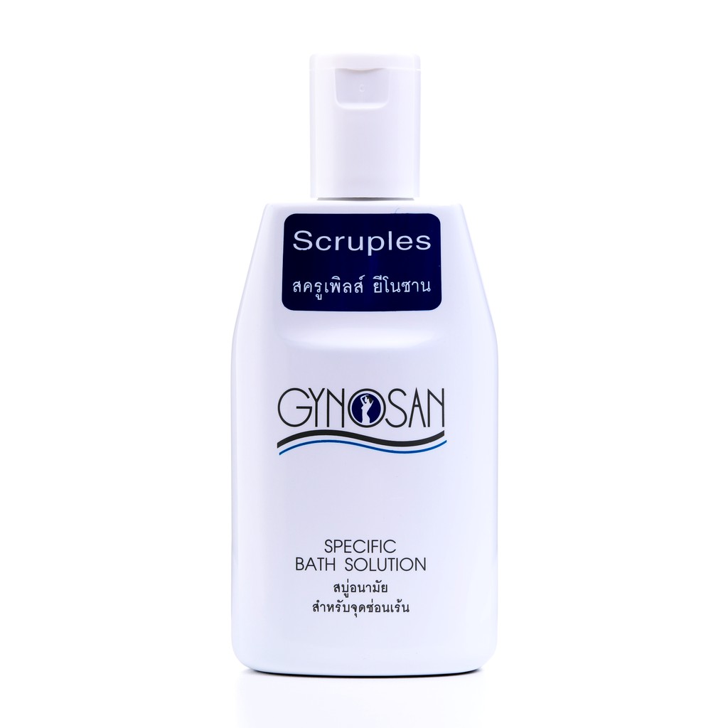 สบู่เหลวอนามัย สูตรอ่อนโยนต่อจุดซ่อนเร้น ระงับกลิ่น อาการคัน Scruples Gynosan Specific Bath Solution รุ่น SLE-9303M