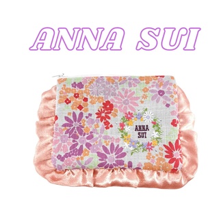 🌿 กระเป๋าใส่เครื่องสำอางค์ Anna Sui แต่งระบาย🌿