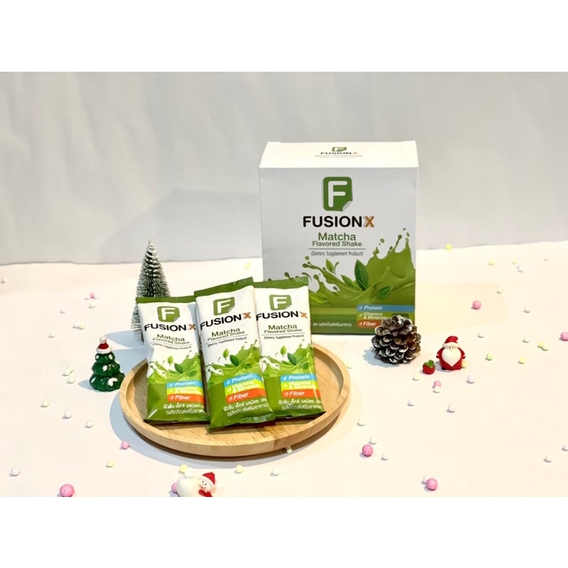 ผลิตภัณฑ์อาหารเสริม fusion x รสชาเขียว
