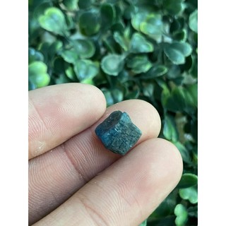 (F) พลอยดิบแท้ ซี บลู อพาไทร์(Sea Blue Apatite)พลอยธรรมชาติ 100% น้ำหนัก 6.50กะรัต