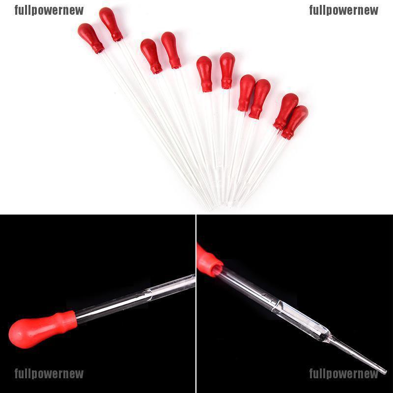 2Pcs Rubber Head Glass Pipettes Dropper Lab Glassware Tool For Veterinary Test