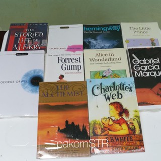 พร้อมส่ง วรรณกรรม ฉบับภาษาอังกฤษ little prince / alice in wonderland / forrest gump / 1984 / animal farm