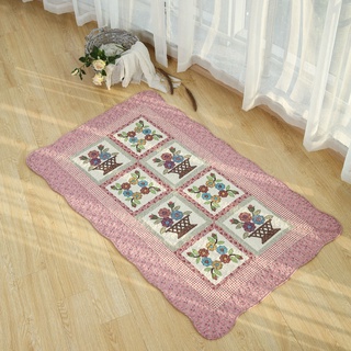 พรมเช็ดเท้าวินเทจ พรมเช็ดเท้าผ้าฝ้าย  ขนาด 50*135cm Floor Mat