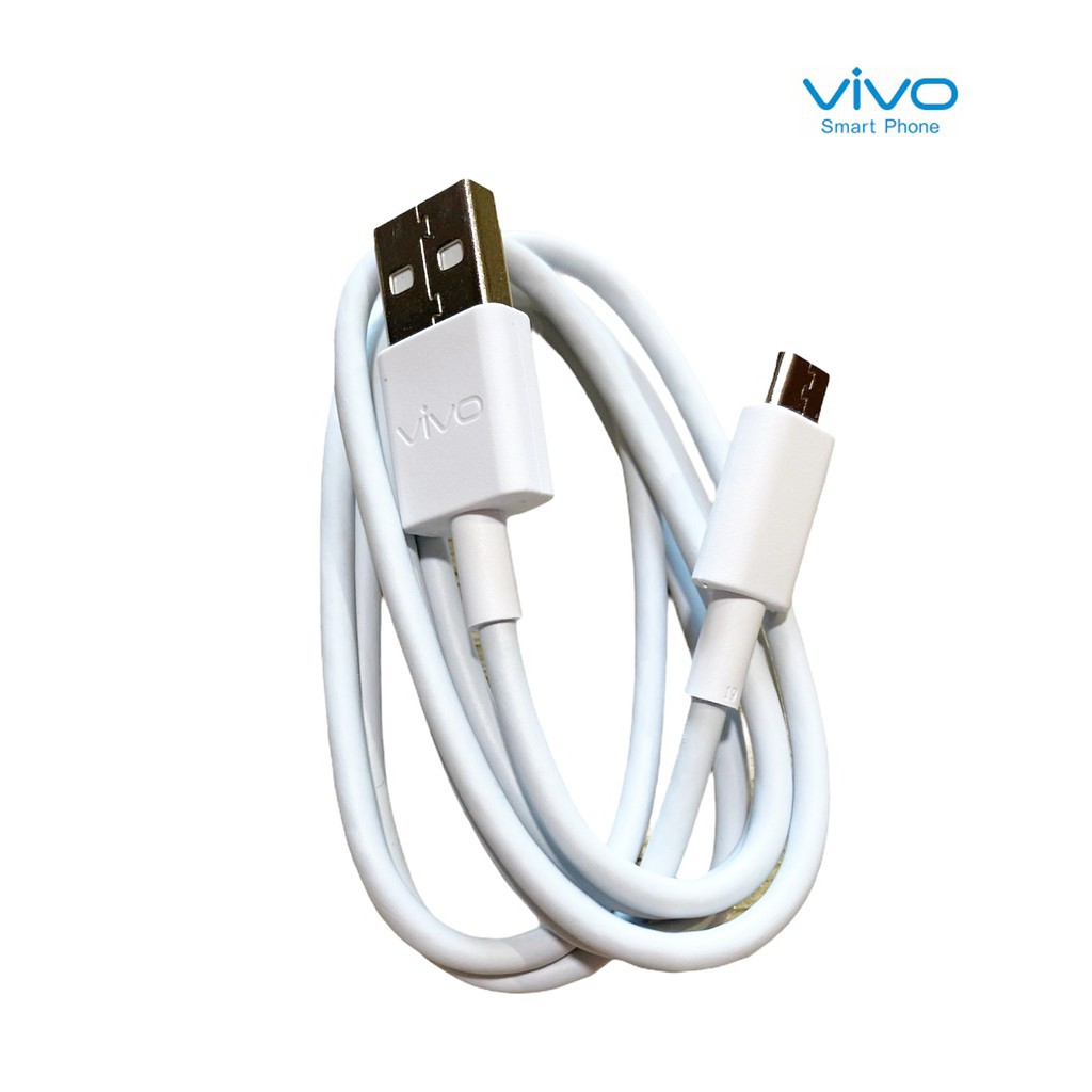 สายชาร์จ รุ่นใหม่ ViVO 2A แท้ รองรับเช่น VIVO Y11 Y12 Y15 Y17 V9 V7+ V7 V5Plus V5 V3 Y85 Y81 Y71 ของแท้ 100% MICRO USB.