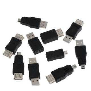 【SPT*】อะแดปเตอร์ปลั๊ก Otg 5 Pin F สําหรับ M Mini Changer Converter Durabl 10 ชิ้น
