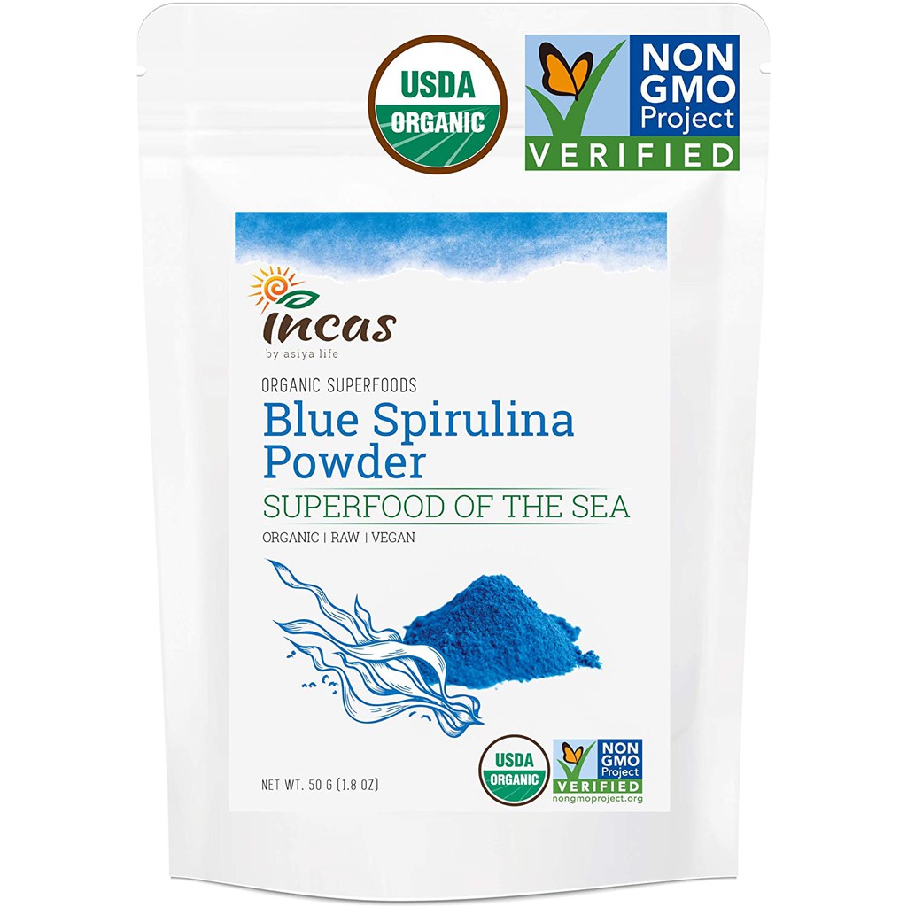 Organic Blue Spirulina Powder - BODY DETOX [50G]