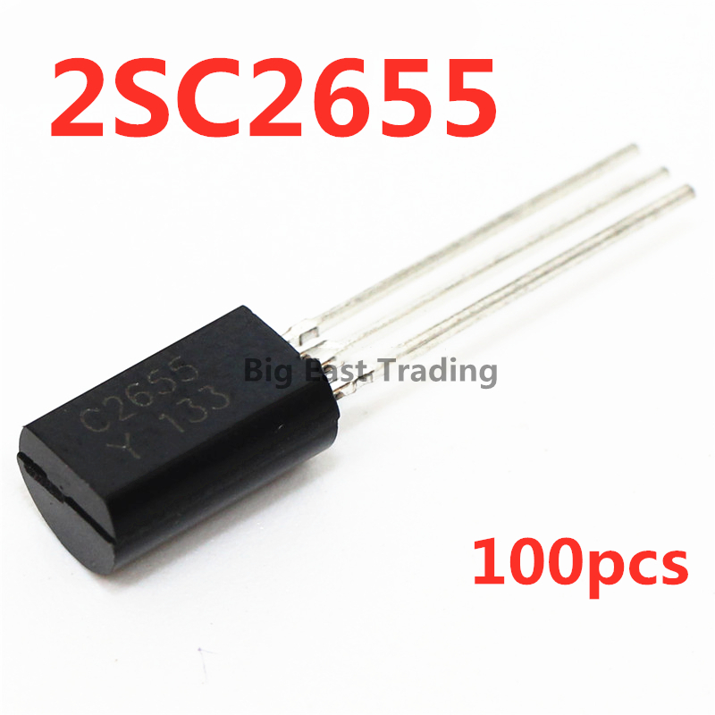 100 ชิ้น C2655 ทรานซิสเตอร์อินไลน์ 2SC2655 C2655 พลังงานต่ํา TO-92L รับประกันคุณภาพ