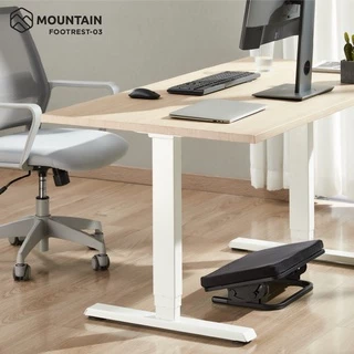 MOUNTAIIN ที่พักเท้าเพื่อสุขภาพ แท่นวางเท้า ที่วางเท้า รุ่น FOOTREST-03 ปรับระดับได้ แบบนุ่มสบาย