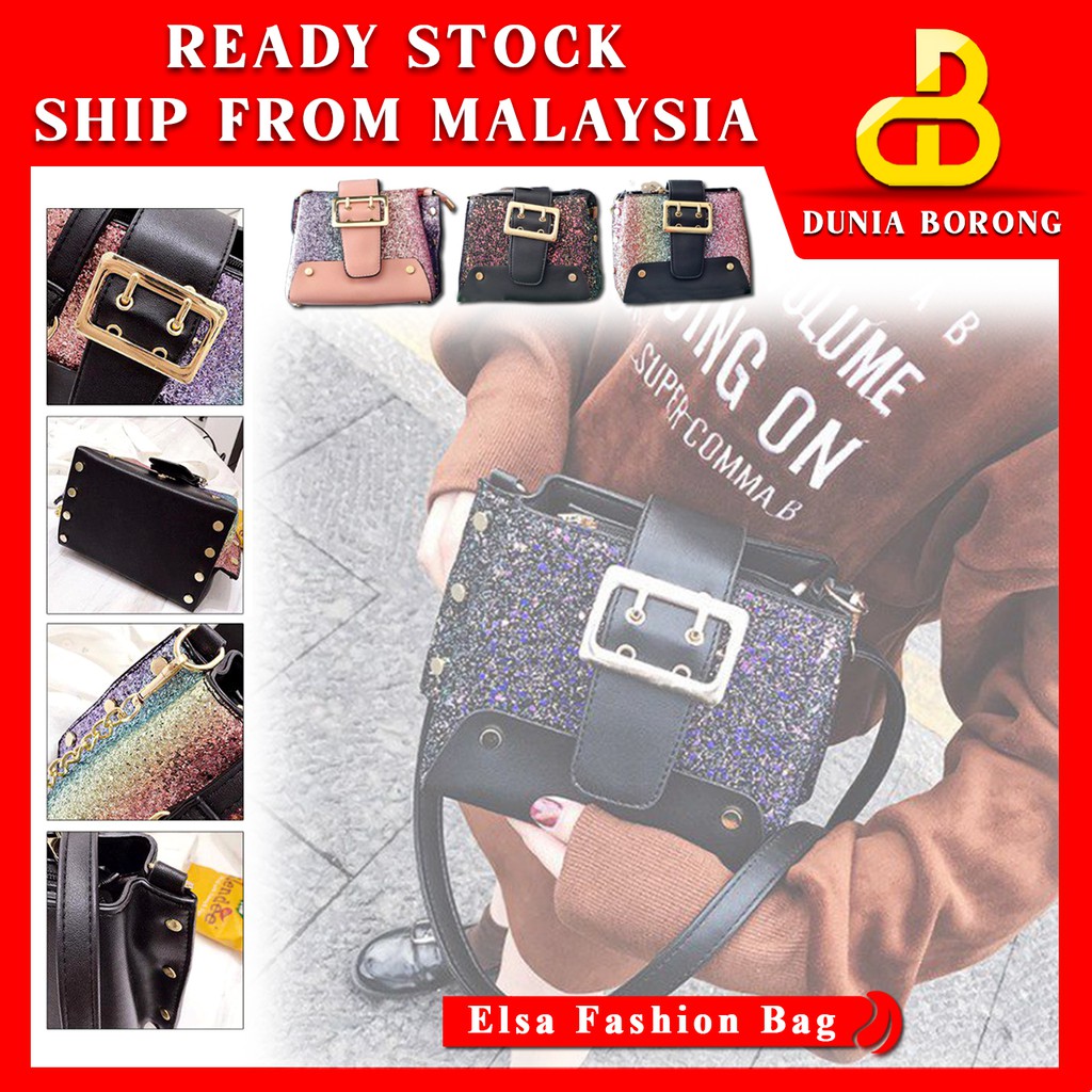 กระเป๋าสะพาย Elsa Korean Diamond Blink